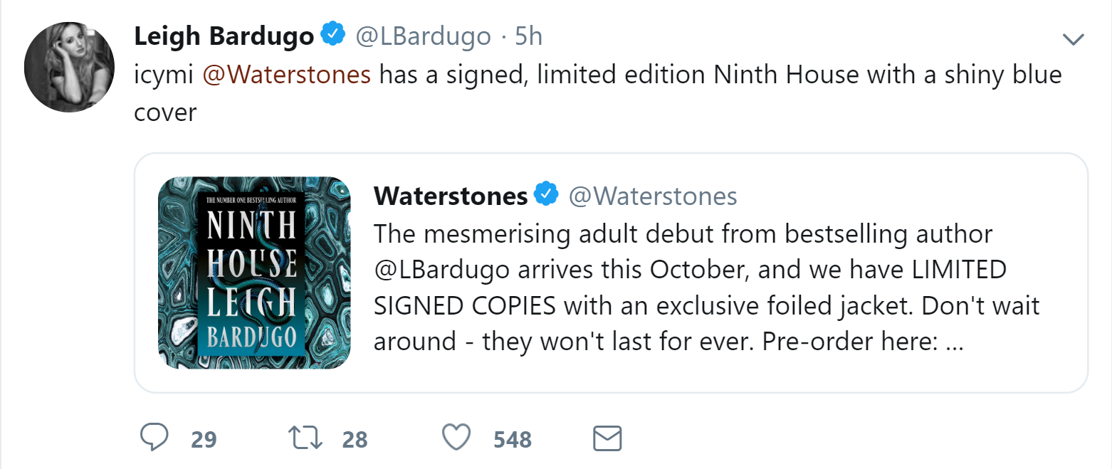 Twitter-Leigh Bardugo